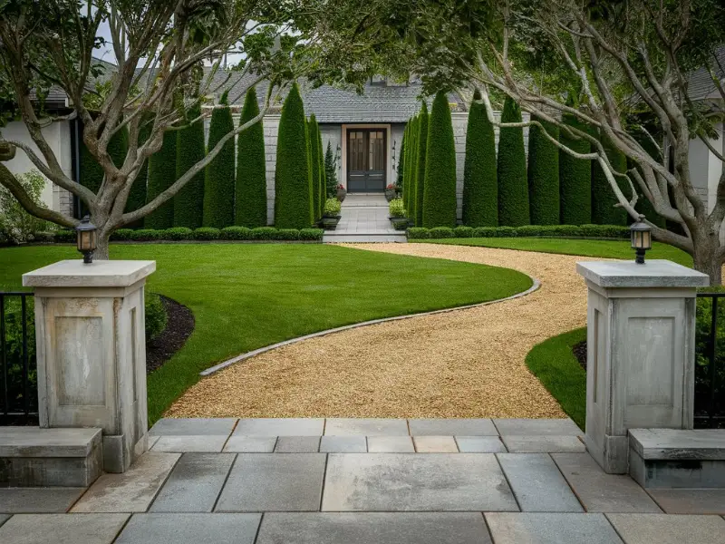 front yard landscaping in Northern VA