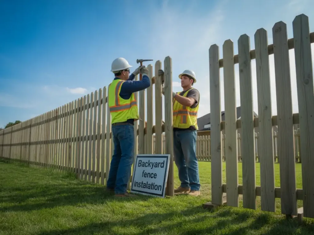 Backyard Fence Installation Process