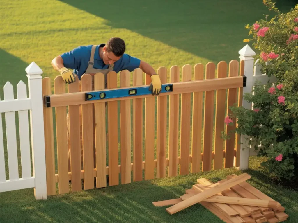 Backyard Fence Installation in northern virginia