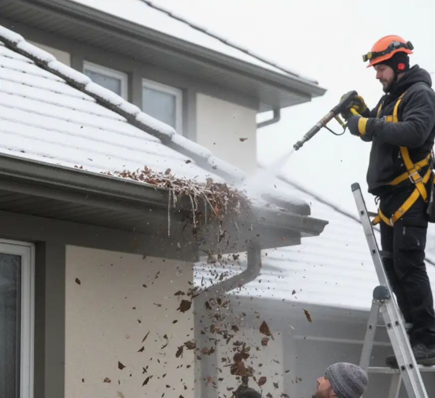 winter Gutter Cleaning Services Are Essential in Winter