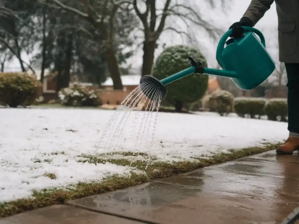 Should You Water Newly Seeded or Newly Sodded Lawns in Winter