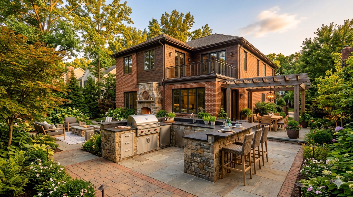 Custom Outdoor Kitchens In Lansdowne — Lawn Theory