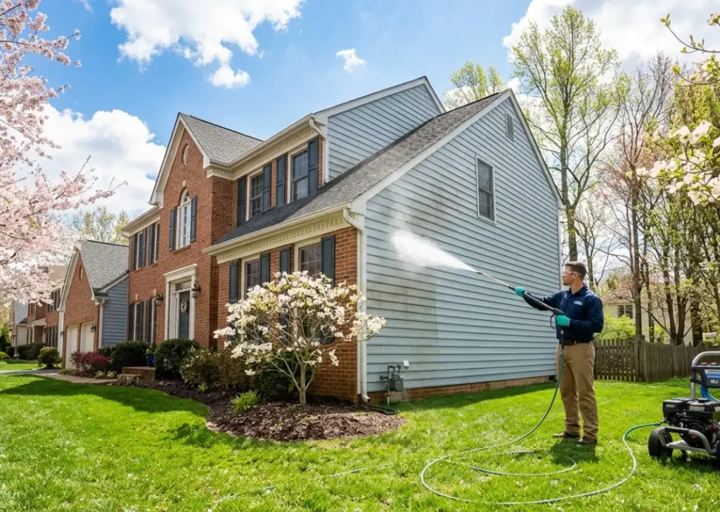 Soft Wash vs Pressure Wash for Spring House