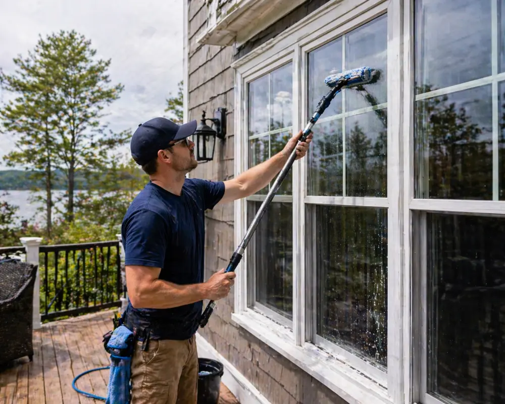 How to Remove Hard Water Stains from Windows