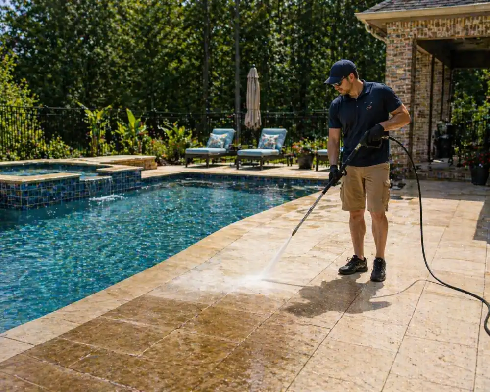 Why Pool Deck Cleaning Is a Safety Priority