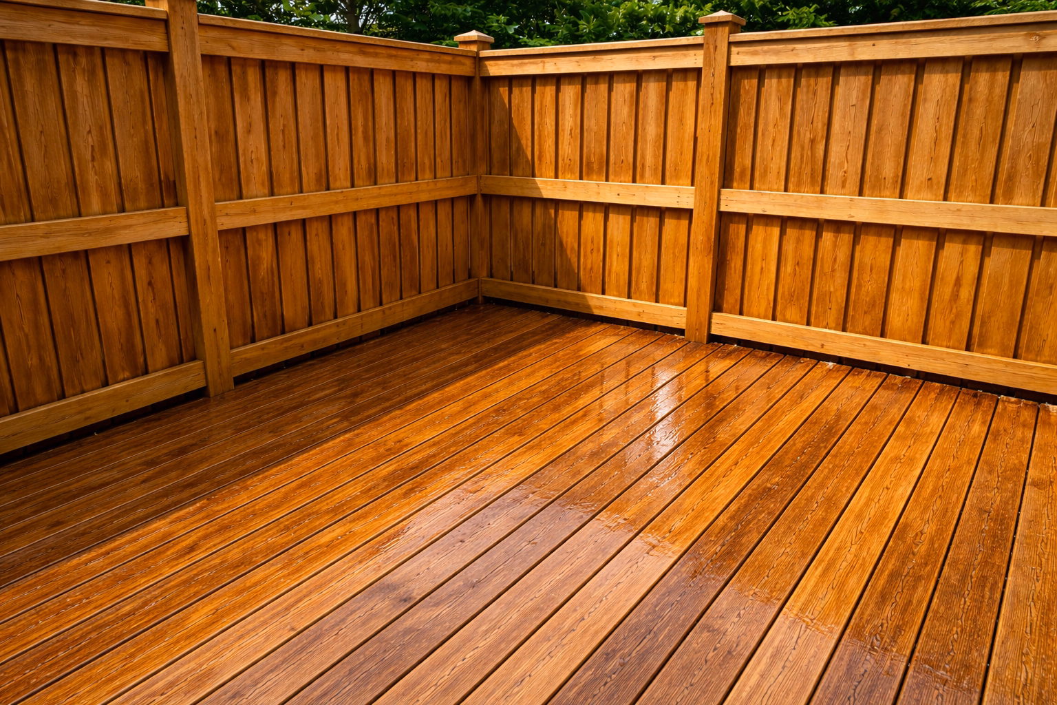 After Deck & Fence Cleaning Fairfax County