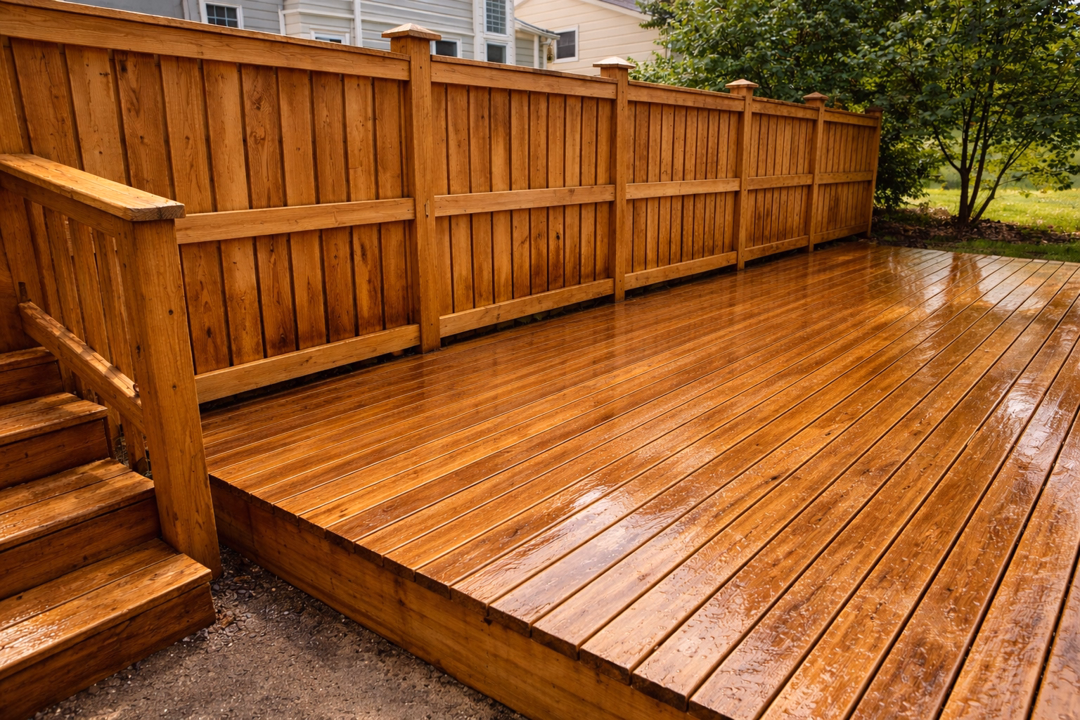 After Deck & Fence Cleaning Prince William County