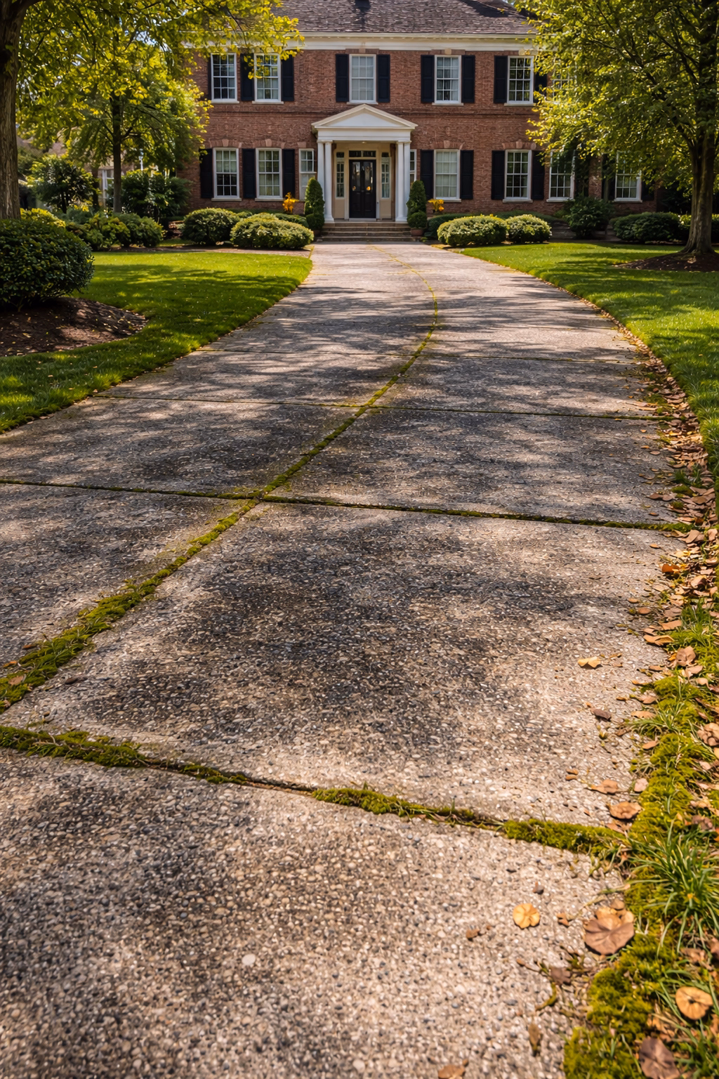 drivewaycleaningalexandriabefore Before Driveway Cleaning Alexandria