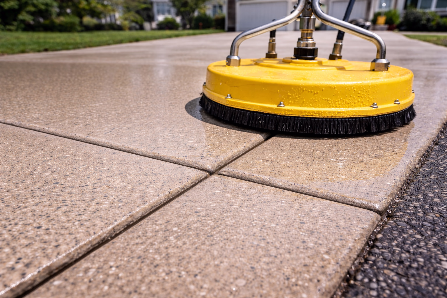 After Driveway Cleaning Arlington