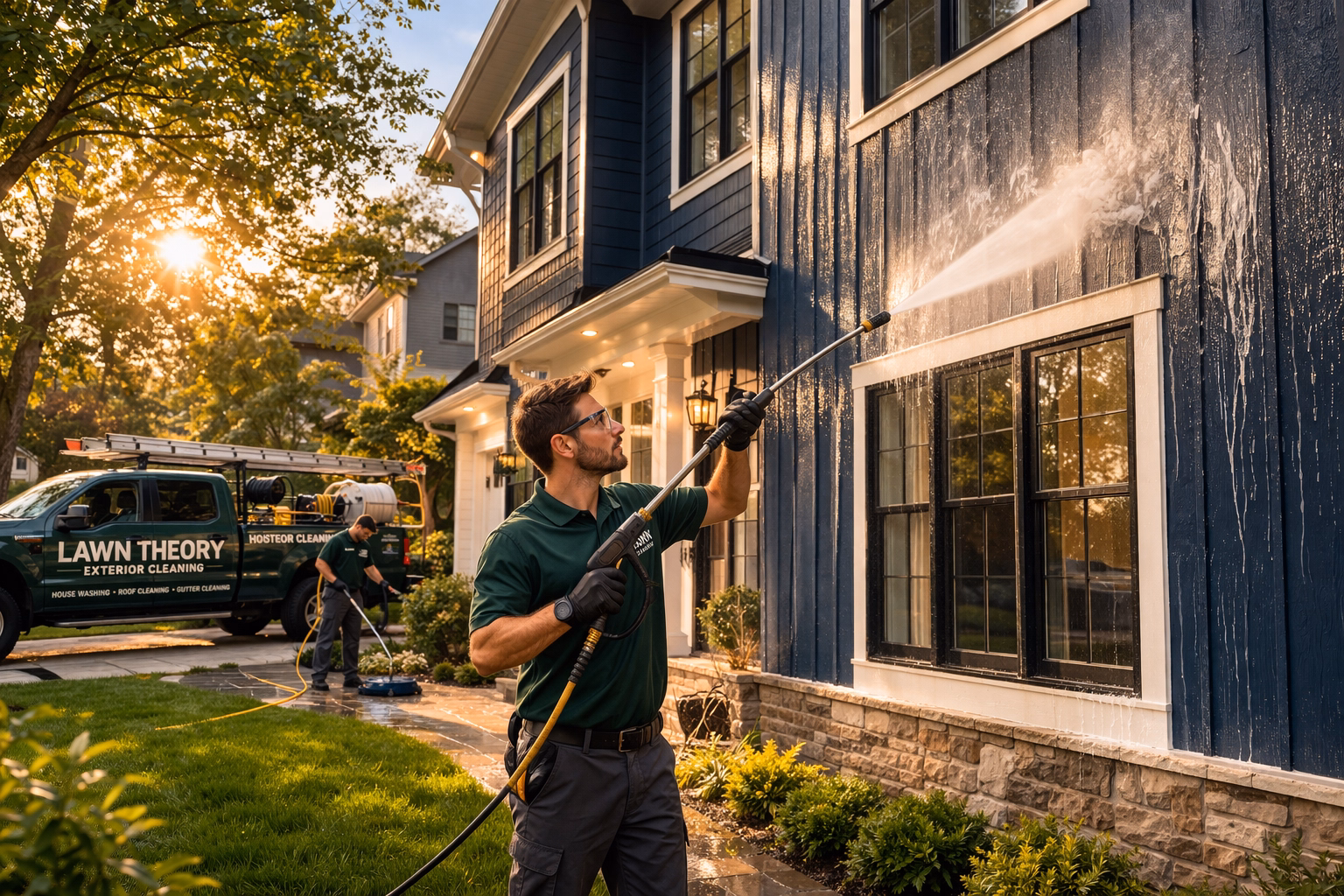 Exterior Cleaning results in Merrifield, Virginia — Lawn Theory