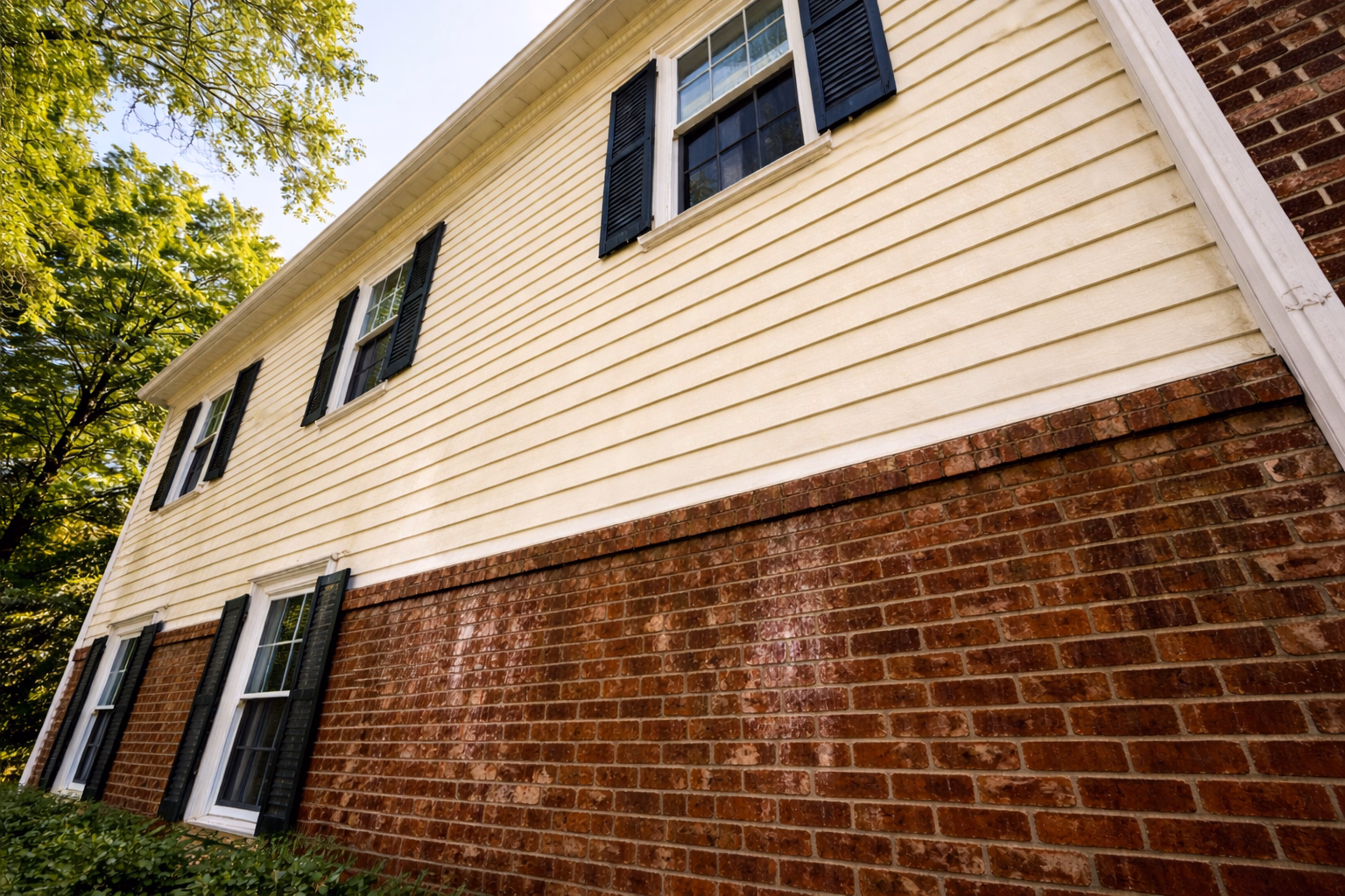 After Exterior Cleaning in Fairfax County