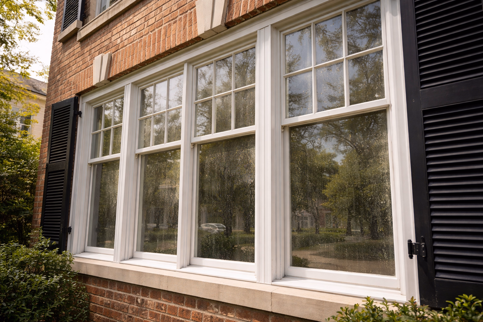 exteriorwindowcleaningalexandriabefore Before Exterior Window Cleaning Alexandria