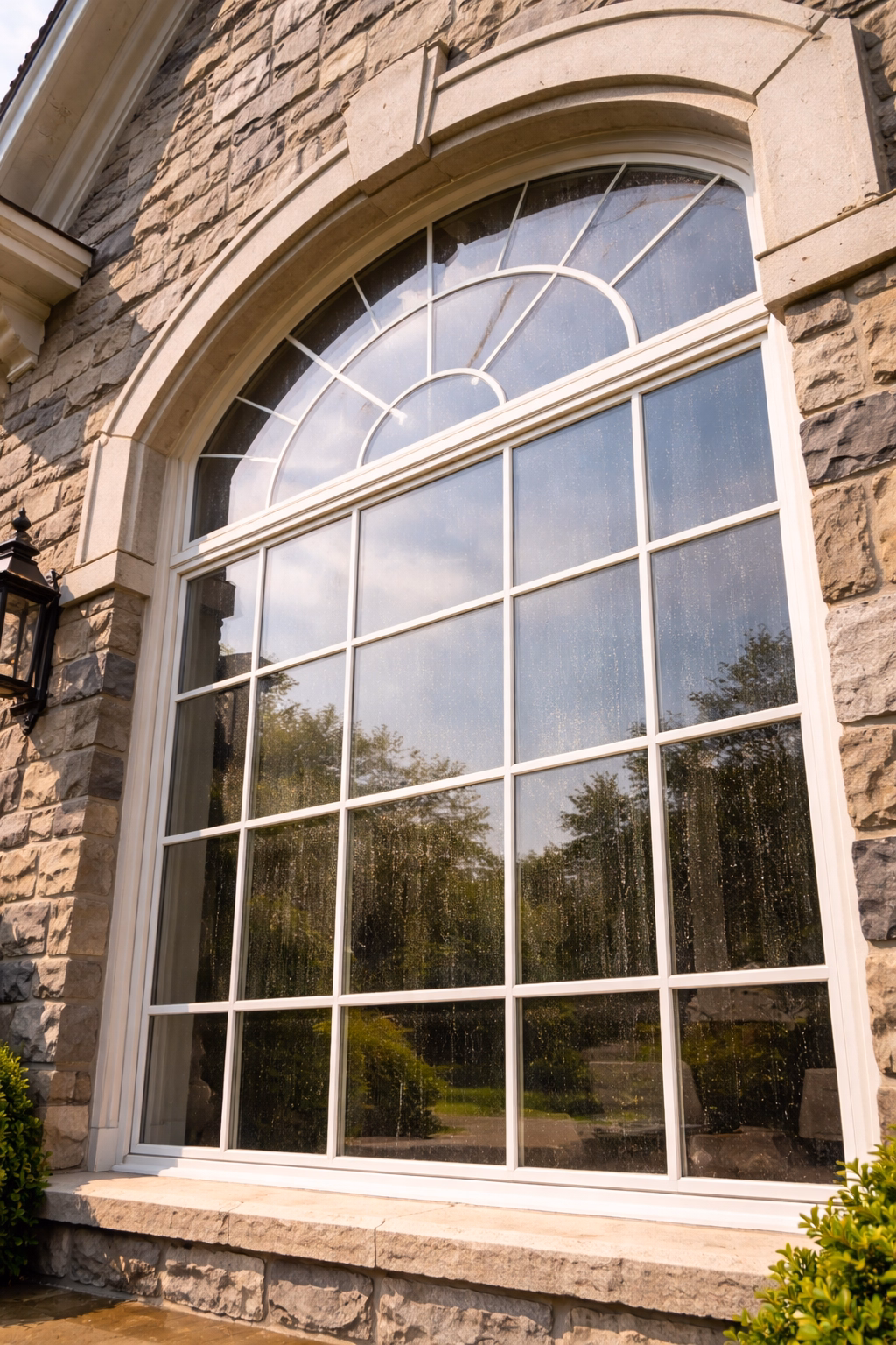 Before Exterior Window Cleaning Loudoun County