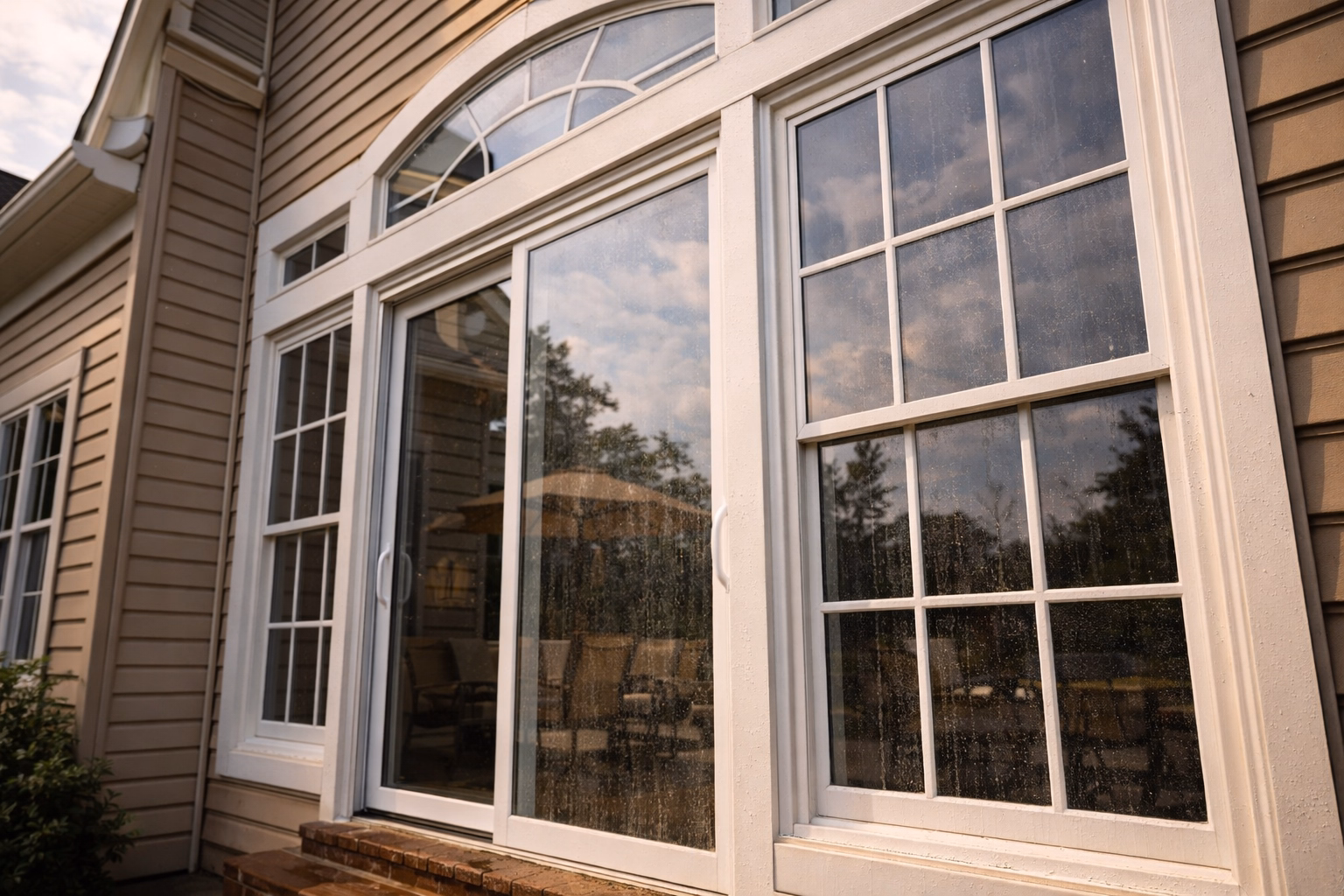 Before Exterior Window Cleaning Prince William County