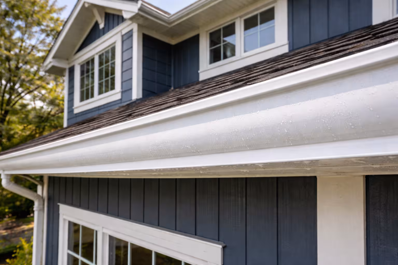 After Gutter Cleaning & Brightening Arlington