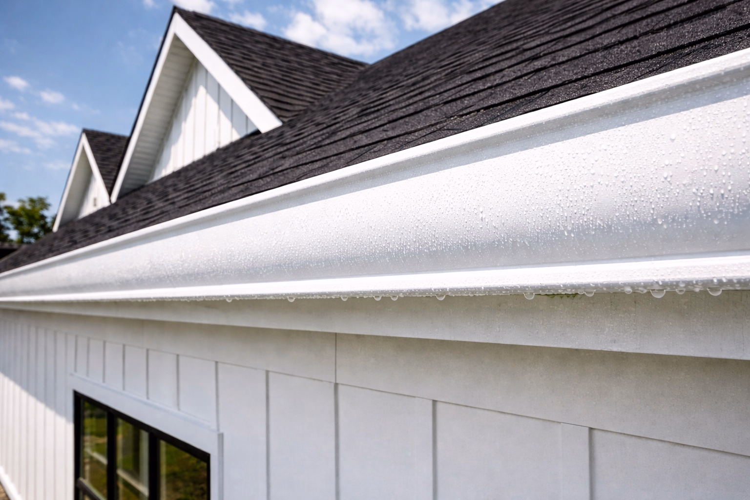 After Gutter Cleaning & Brightening Loudoun County