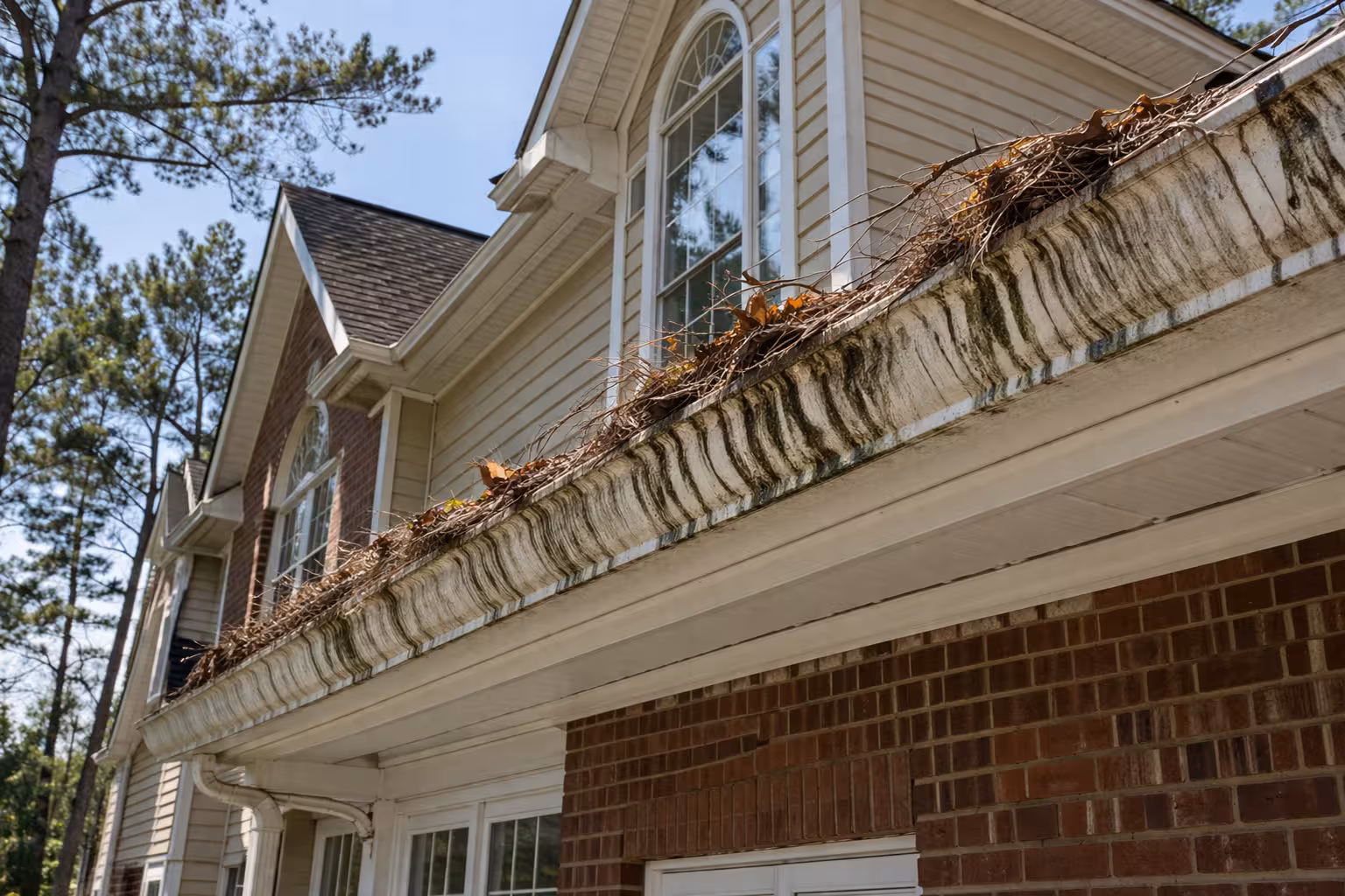 Before1 Gutter Cleaning & Brightening Prince William County