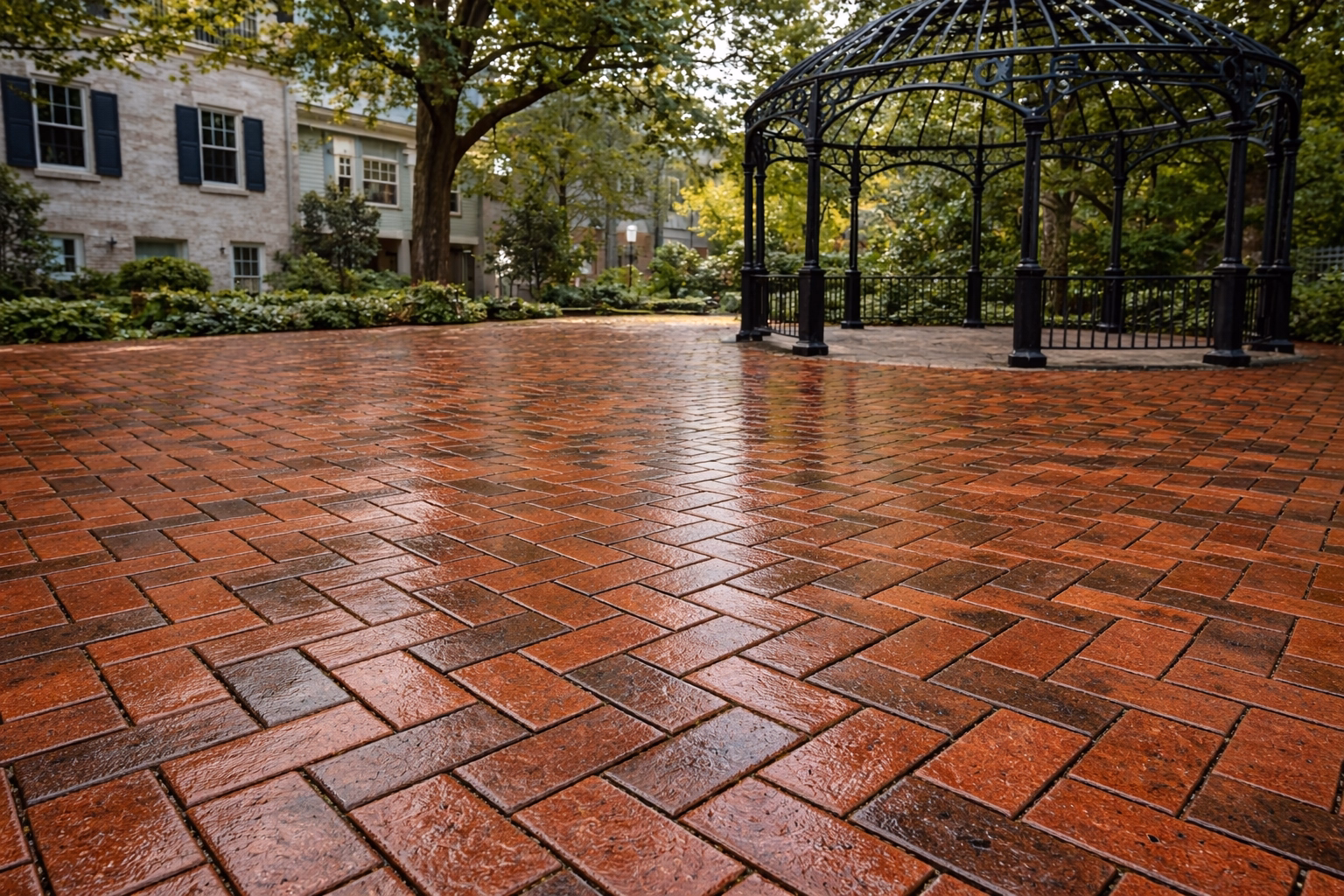 After Patio & Pool Deck Cleaning in Alexandria
