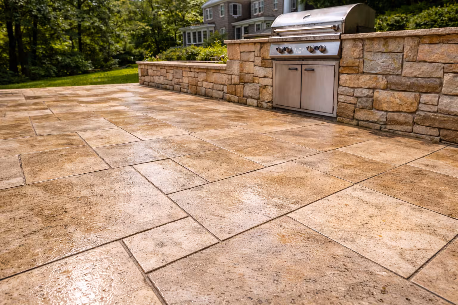 After Patio & Pool Deck Cleaning Fairfax County