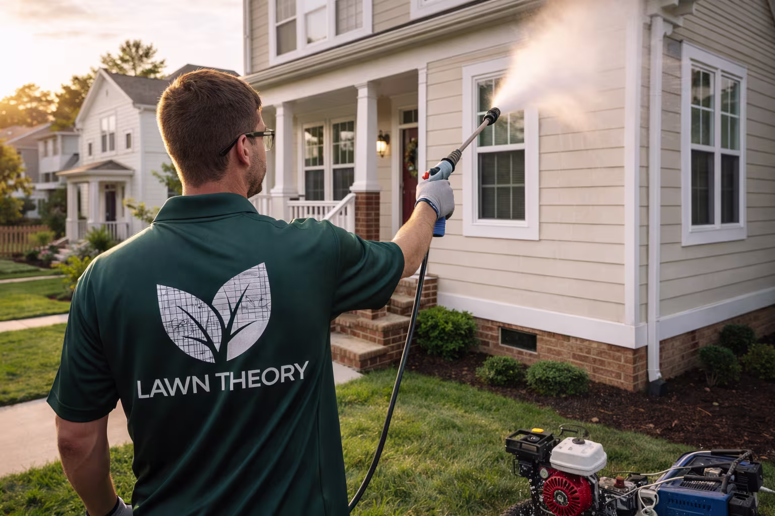 House Washing results in Leesburg, Virginia — Lawn Theory