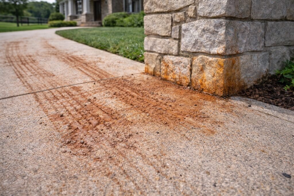 Before Rust & Stain Removal Loudoun County