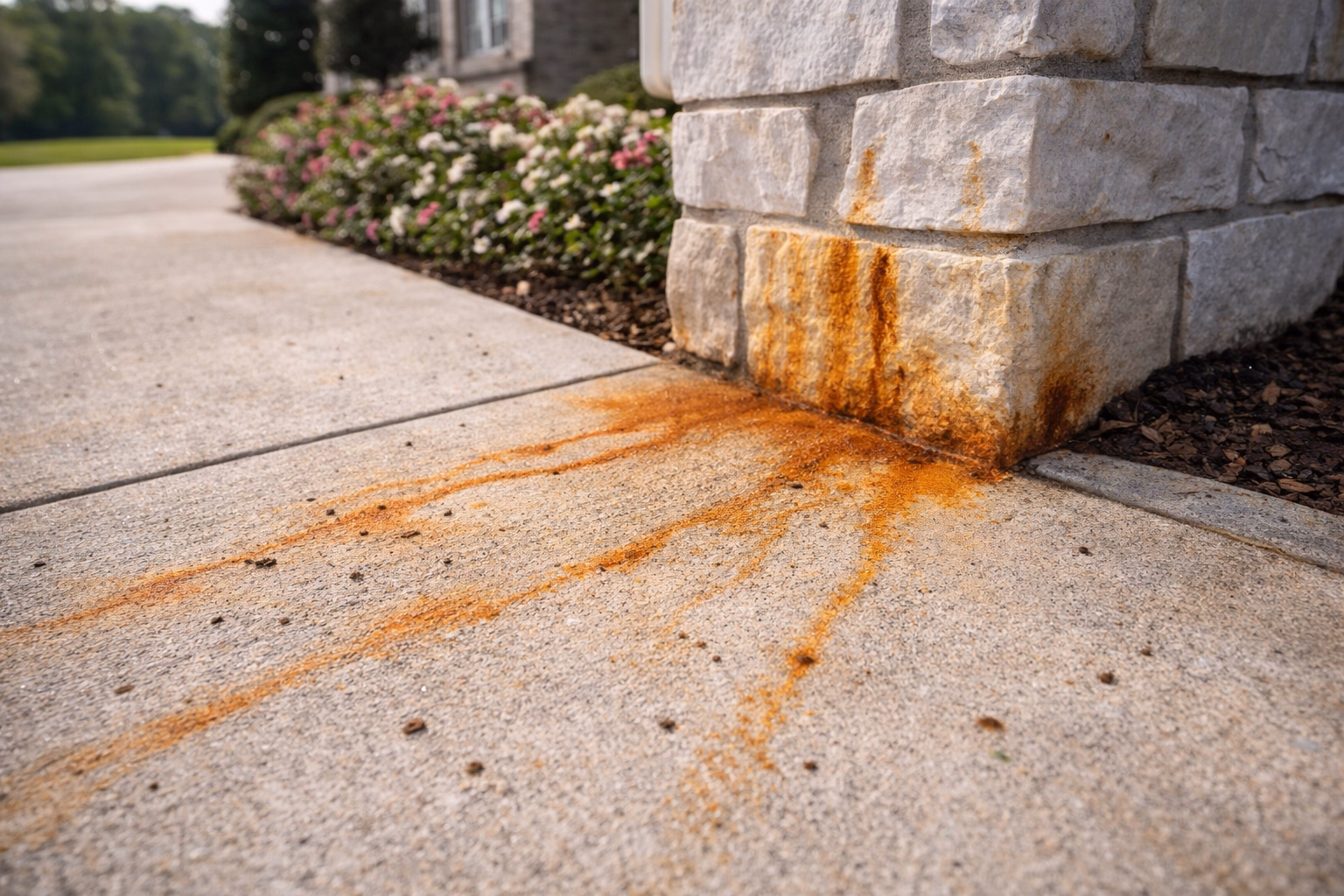 Before1 Rust & Stain Removal Loudoun County