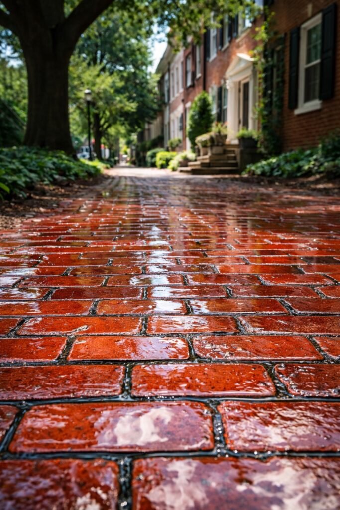 After Sidewalk & Walkway Cleaning Alexandria