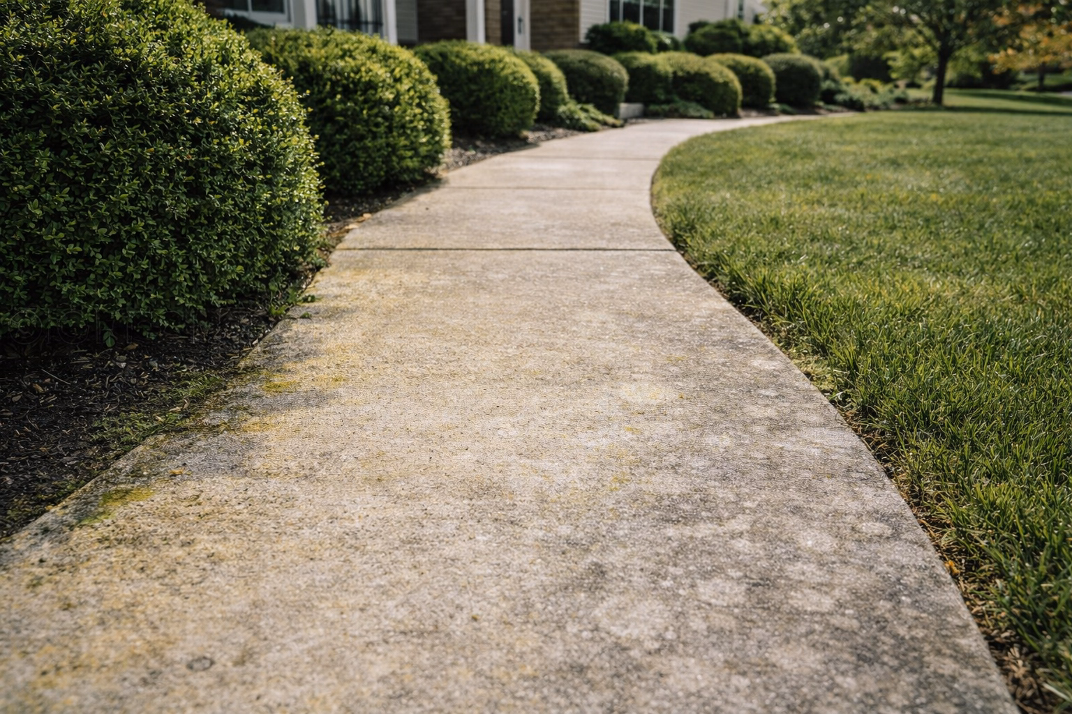 sidewalk&walkwaycleaningprincewilliamcountybefore1 Before1 Hero Sidewalk & Walkway Cleaning Prince William County