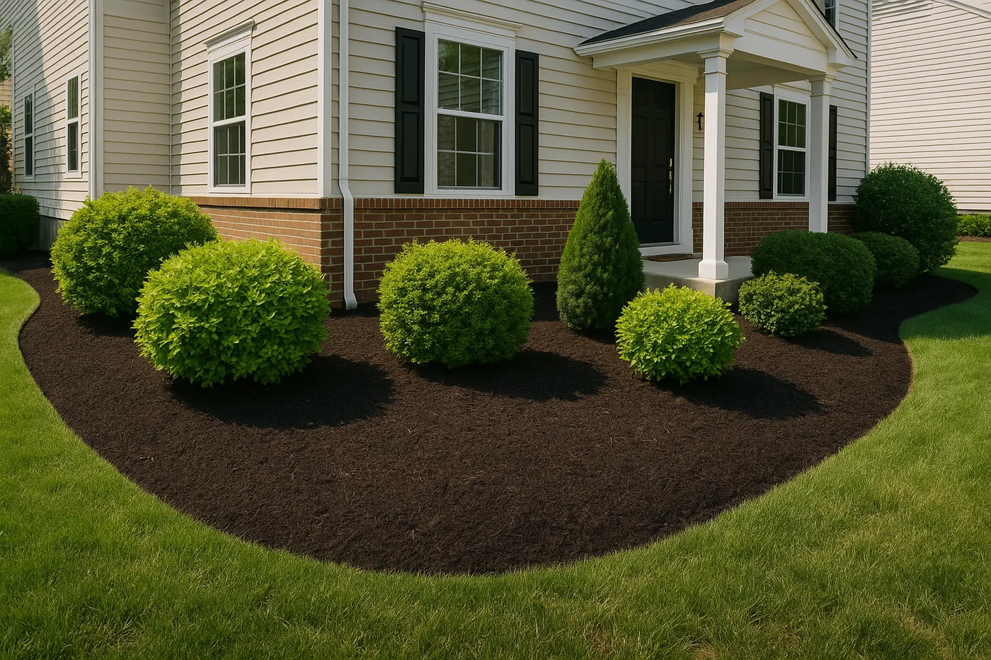 Mulching & Bed Maintenance results in Shirlington, Virginia — Lawn Theory