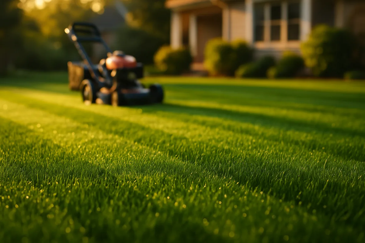 Professional lawn mowing and edging in Northern Virginia